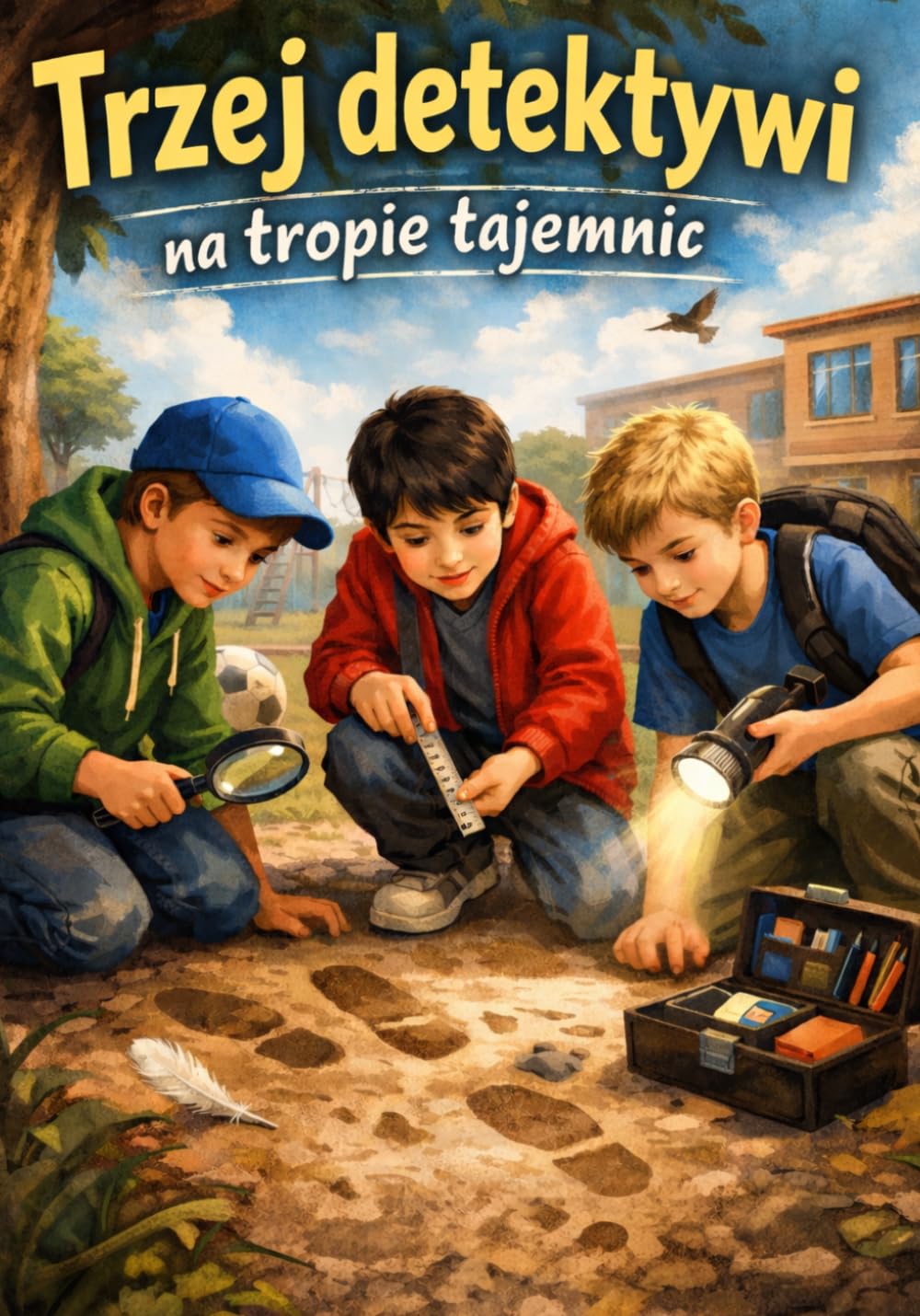 Trzej detektywi na tropie tajemnic: Historia detektywistyczna dla dzieci