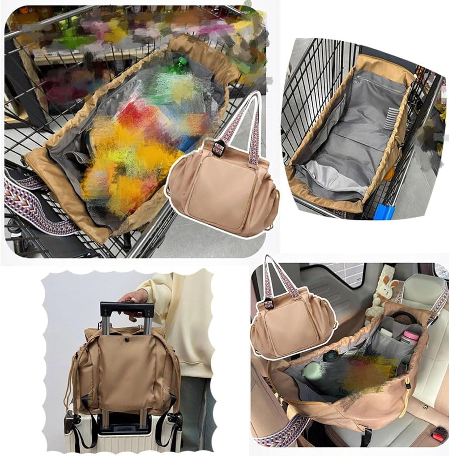 Borsa da Viaggio Trasformabile Cradle Bag, Borsa da Viaggio Versatile di Grande Capacità Per Donne