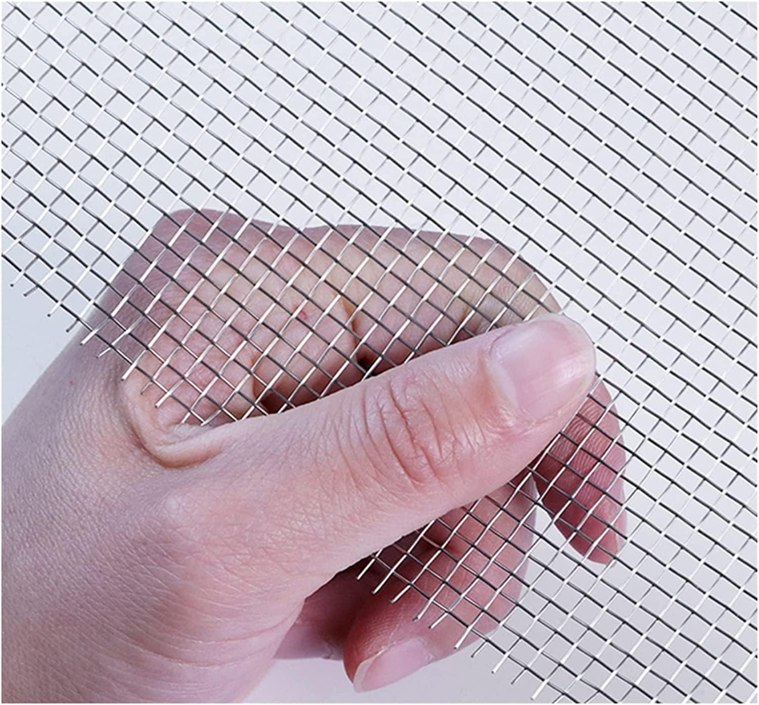 Generic 304 Stainless Steel Woven Wire Mesh, 8 Mesh 80 Mesh Wire Mesh Window Screen Mesh, Never Rust Heat-Resistant Metal Filter Screen Sheet,8 mesh,1x2m(39x78inch)