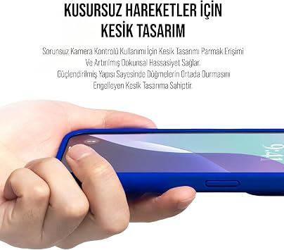Babilden iPhone 15 Pro Max İle Uyumlu Kılıf İnce Ve Dayanıklı Sıvı Silikon 3 Katmanlı Tam Kaplamalı Şık Yumuşak Jel Hissi Yüksek Kalite Kauçuk Telefon Kılıfı (Parlak Lacivert)