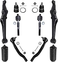 Vista 150 de Detroit Axle - Kit de suspensión delantera RWD de 10 piezas para Chevy GMC Silverado Sierra 1500 1999-2006, 2 brazos de control superior, 2 rótulas