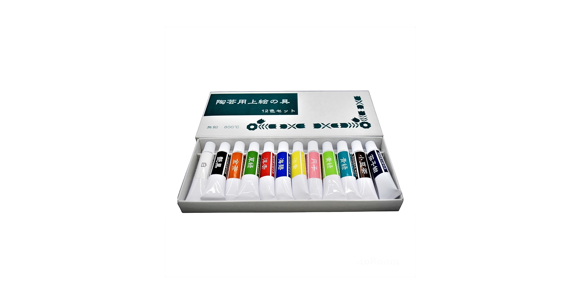自家製絵の具 陶芸の専門店］陶芸.com 陶磁器用下絵具(チューブ入)8色セット