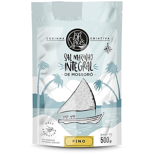Br Spices Sal Marinho Integral Fino Br Spices Pouch 500G Br Spices Sal Marinho Integral Fino Br Spices Pouch 500G