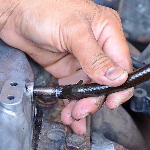 Miniatura 5 de 50 abrazaderas de manguera de resorte de 12 de identificación, abrazadera de manguera de 0.472 in, abrazadera de línea de combustible, clips de