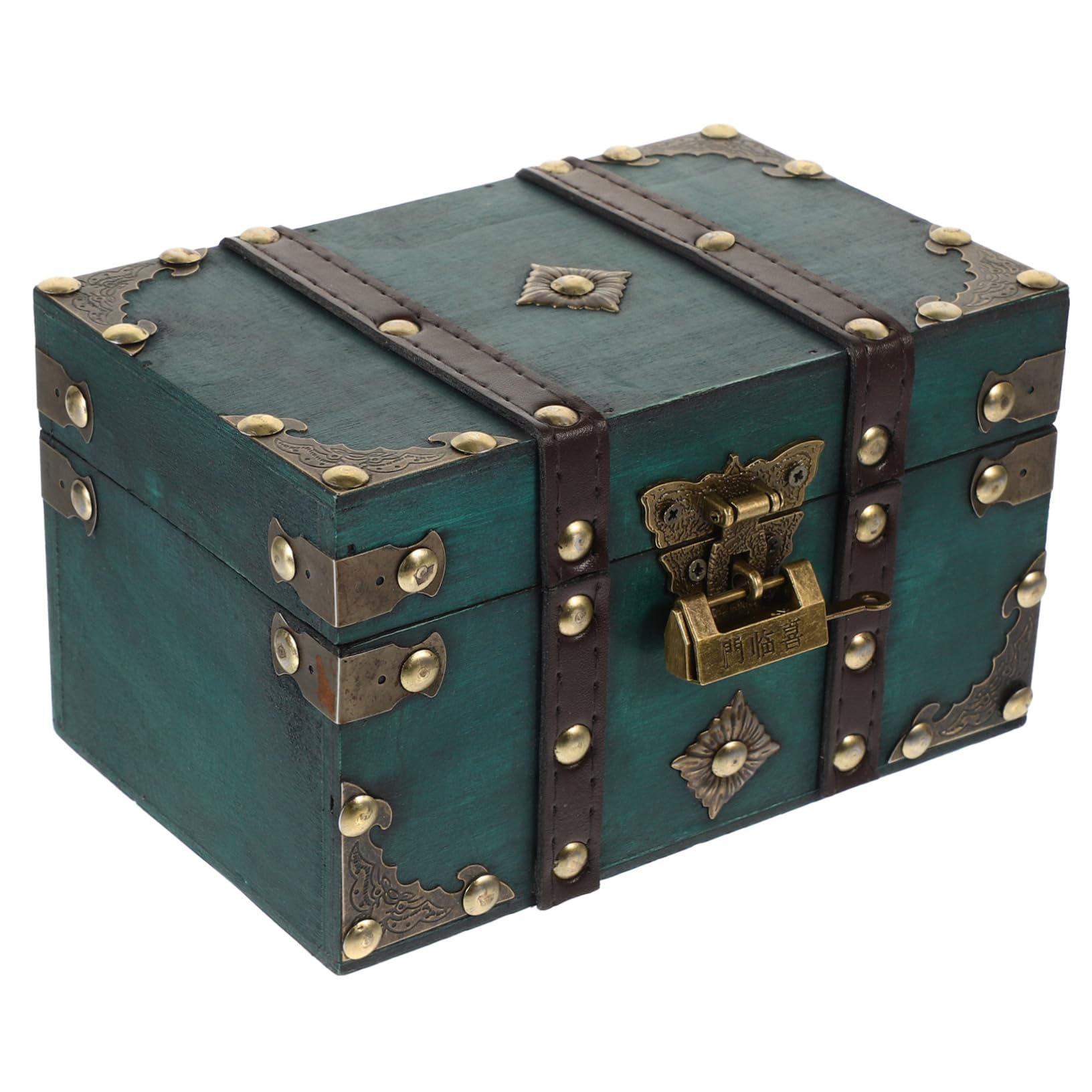 Coffre trésor en bois vintage polyvalent et robuste pour bijoux