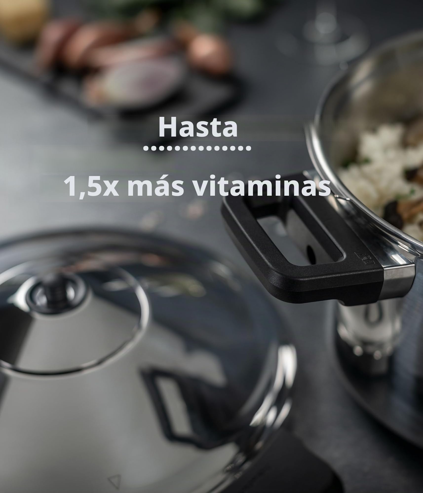 Kuhn Rikon Duromatic Hotel, Olla a presión Super Rápida con Asas 8 L. /28 cm. Olla Express Apta para Inducción, Fondo Superthermic para una buena Distribucion del Calor, Acero Inoxidable18/10