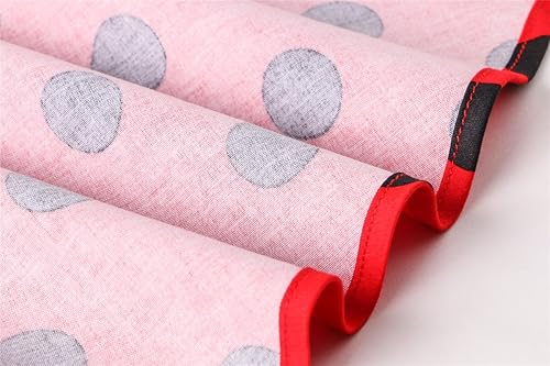 Miniatura 7 de V Fashion - Vestido de Cocktail Swing con cuello Halter y escote en V a lunares de estilo Vintage Rockabilly de los años 50 para mujeres