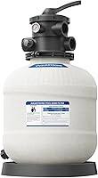 AQUASTRONG 16in Sand Pool Filter with 6-Way Valve - Top-Mount System for Above Ground Pools Up to 16,000 Gallons