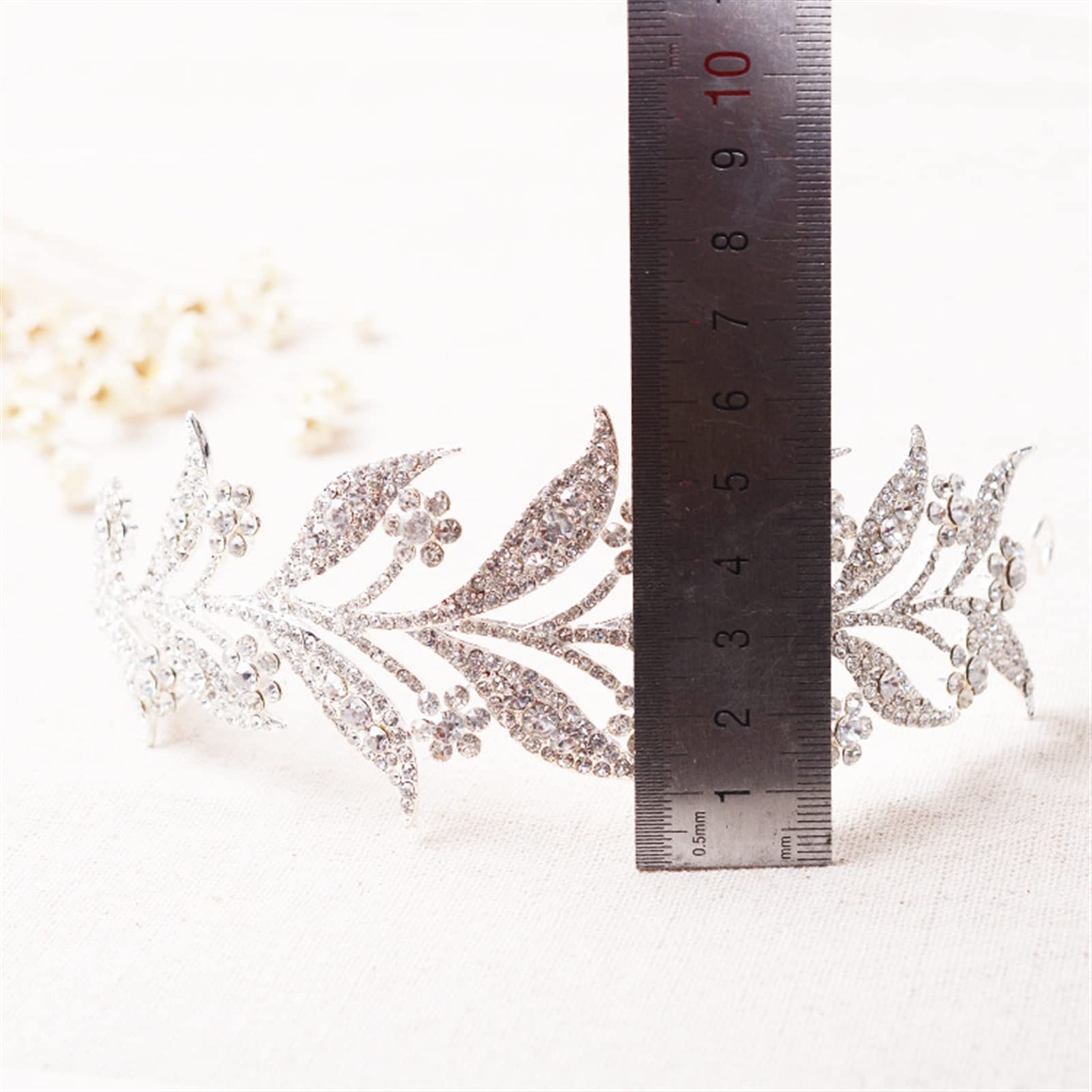 Tocados de Boda Cristal Exquisito Tocado Tiara Tiara Corona Boda Adorno Adorno decoración Tocado Novia