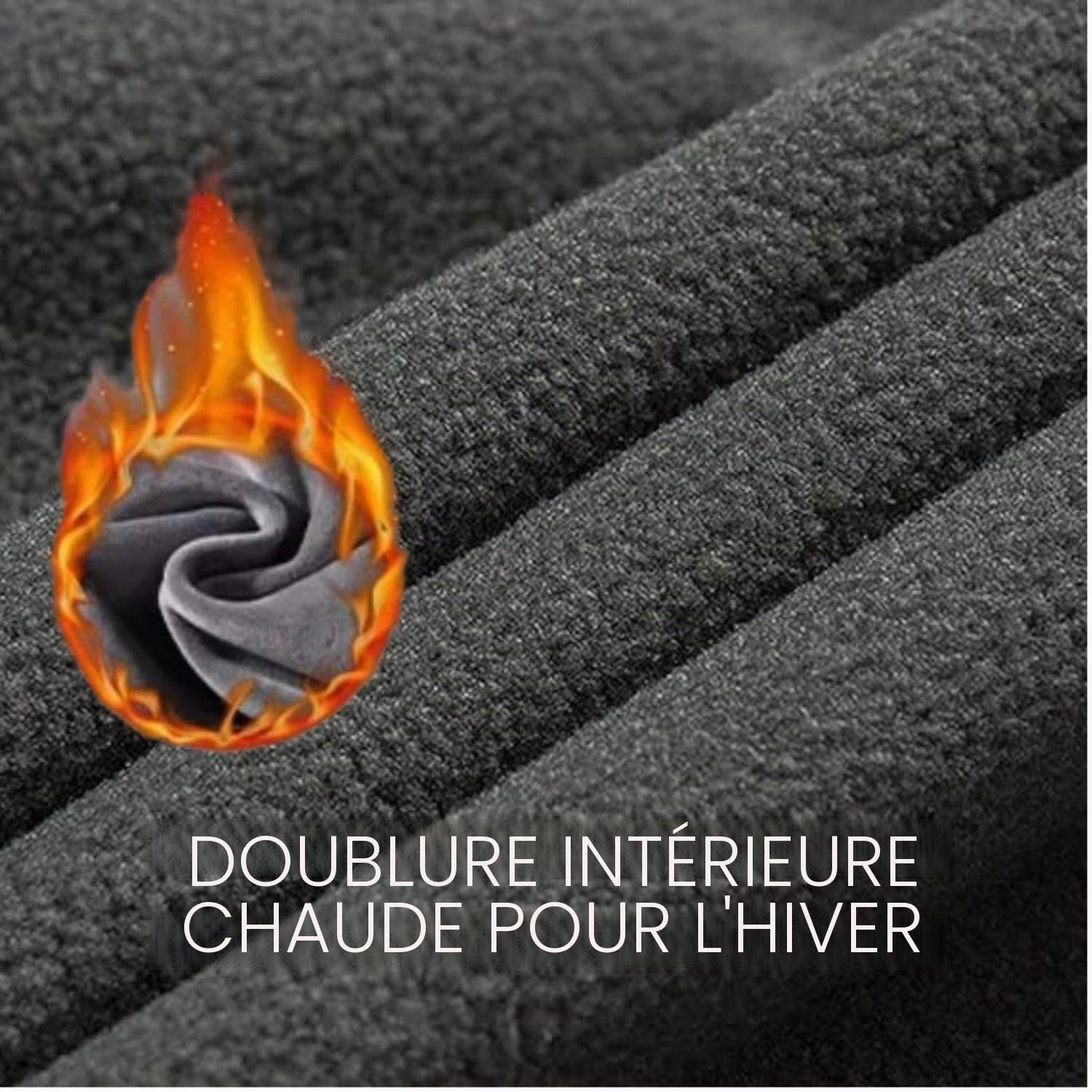 TONY BACKER - Jeans molletonnés pour Homme, Pantalon rembourré pour Homme avec Polaire, Chaud pour l'hiver, Jeans élastiques Thermiques Confortables et Polyvalents pour Le Travail, Les Loisirs, Bleu