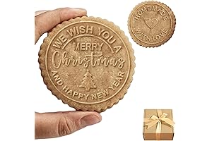 ABAMERICA Personalized Christmas Cookie Stamp: Unique Holiday Baking
