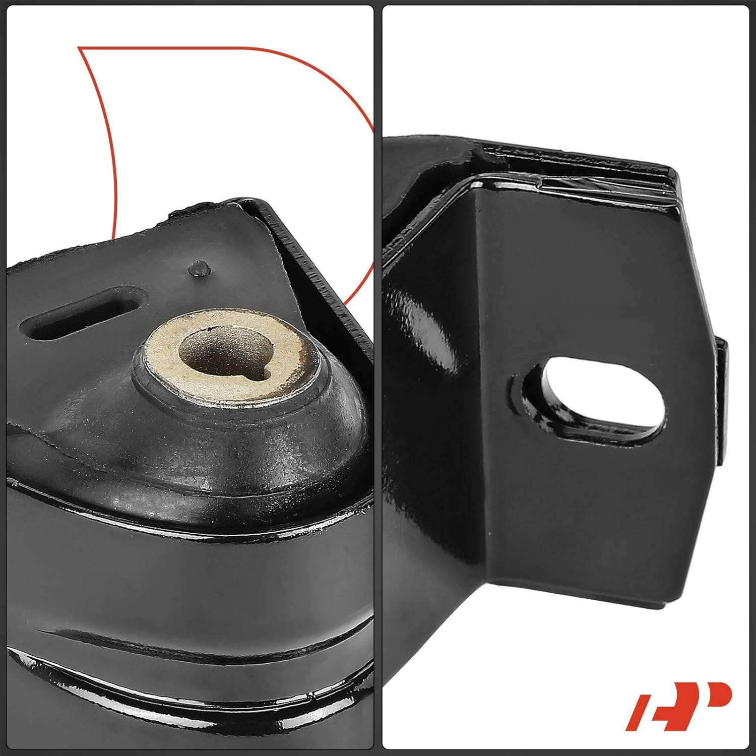 A-Premium 2PCS Front Left and Right Engine Motor Mount Kit Compatible with Jeep Wrangler, TJ 1997 1998 1999 2000 2001 2002 2003 2004 2005 2006, 2.4L 2.5L 4.0L, Replace# 52019276AB, 52019276AC