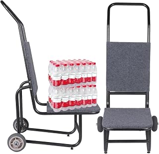 generic Stacking Chair Dollies for Party Event Rental Furniture Oversized Rubber Wheels Heavy Duty Stacking Banquet Chair Trolley