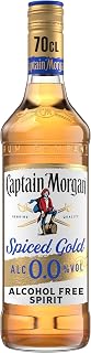 Captain Morgan Spiced Gold 0.0% | Alcohol-Free Spirit | 0.0% ABV | 70cl | Smooth & Delicious | Rum Alternative | for Non-Alcoholic Drinks & Cocktails |