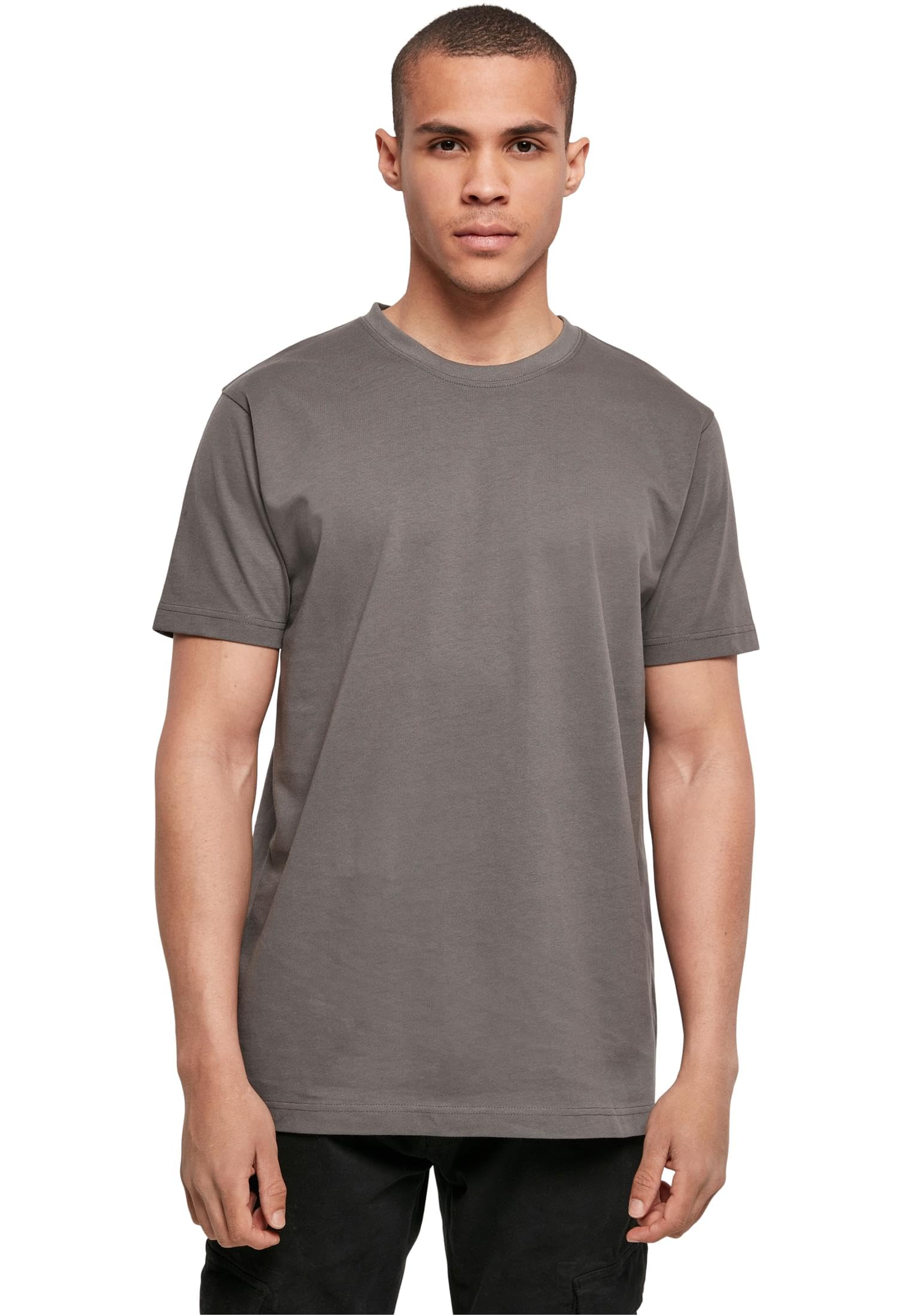 Build Your Brand Mens By004 T-Shirt, Darkshadow, 5XL UK