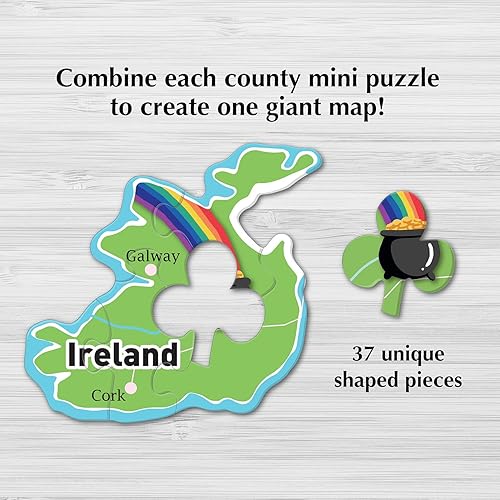 Miniatura 4 de Re-marks Map of Europe Deluxe - Rompecabezas con piezas extravagantes - Todas las edades