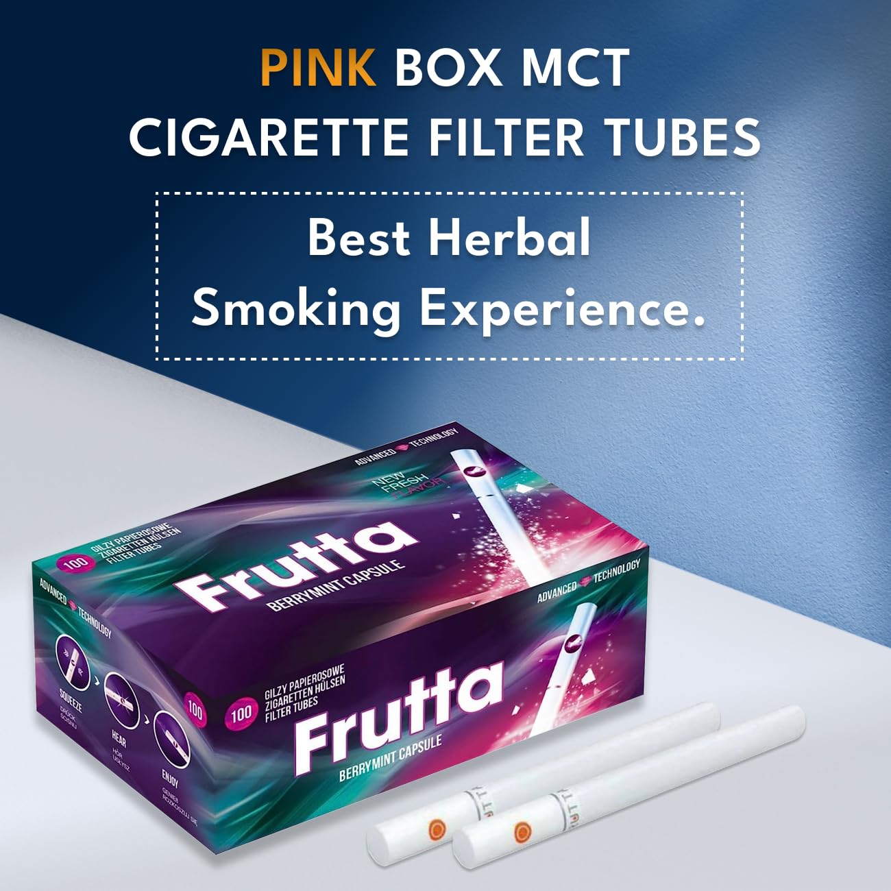 King Size Cigarette Tubes with Filter - 100 Pack -6 King Size Cigarette Tubes with Filter - 100 Pack -6