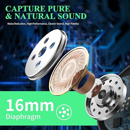 Miniatura 4 de GUHUS Kit de micrófono de condensador profesional, con soporte de brazo de brazo, filtro pop, montaje de choque, micrófono USB silencioso para