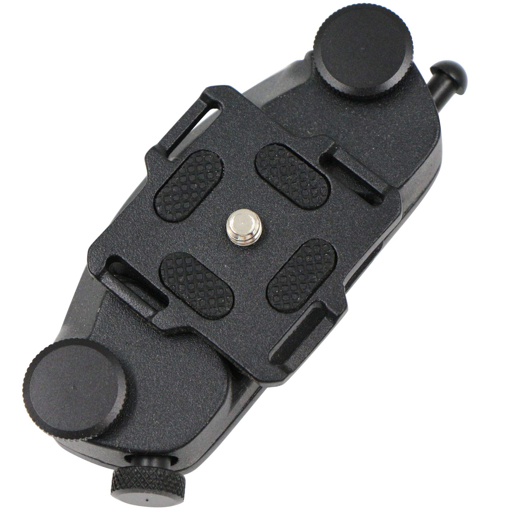 Clip de Ceinture pour Appareil Caméra Sangle pour Sac à Dos Clip de Ceinture en Alliage D'aluminium à Fermeture Rapide Avec Support 1/4 pour Appareil Photo et Sac à Dos.