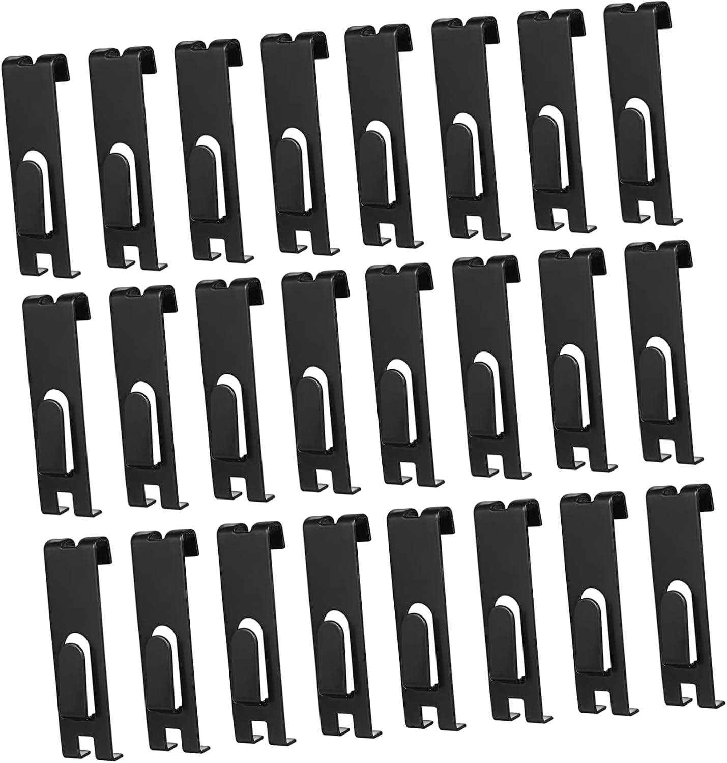 30pcs Metal Grid Hooks for Wall Display Organizer Heavy Duty Hangers for Retail Home Decor and Photo Frames Easy Installation and Design