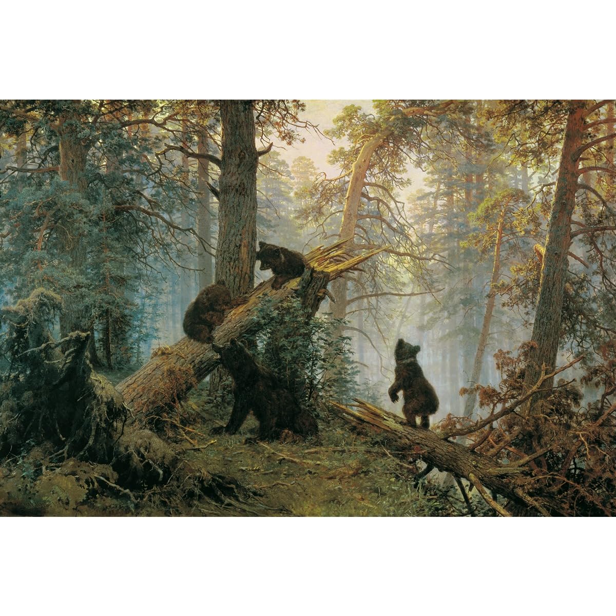 Impression giclée de qualité musée Shishkin tableau grand format toile - 2