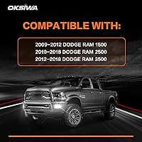 Vista 2 de Luces antiniebla LED para Dodge Ram 1500 2009-2012, Dodge Ram 2500 2010-2018, Dodge Ram 3500 2012-2018 Reemplazo de luces antiniebla