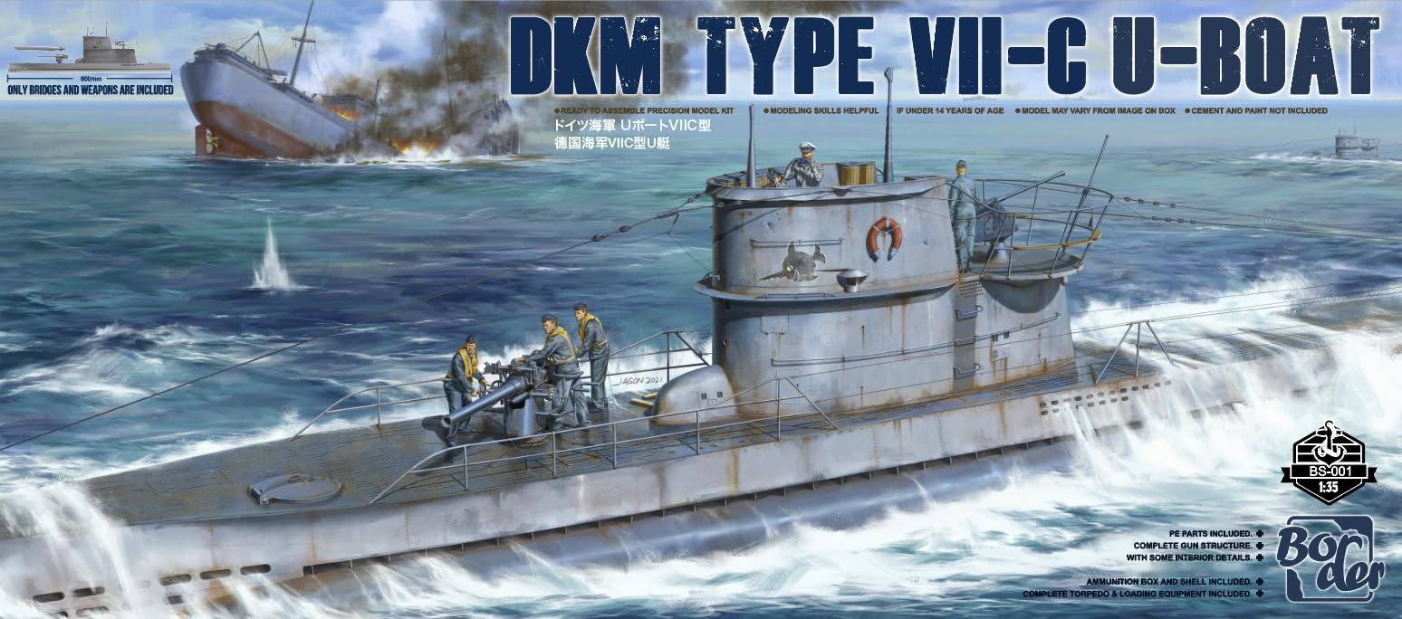 Amazon | ボーダーモデル（Border Model) 1/35 WWII ドイツ海軍 U