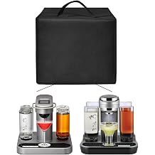Premixed Cocktail Machine Cover Drink Maker Cover Waterproof Dustproof Nylon Lid Compatible with Bartesian Cocktail Maker 55306 and55300/Bartesian Capsules Machine Black