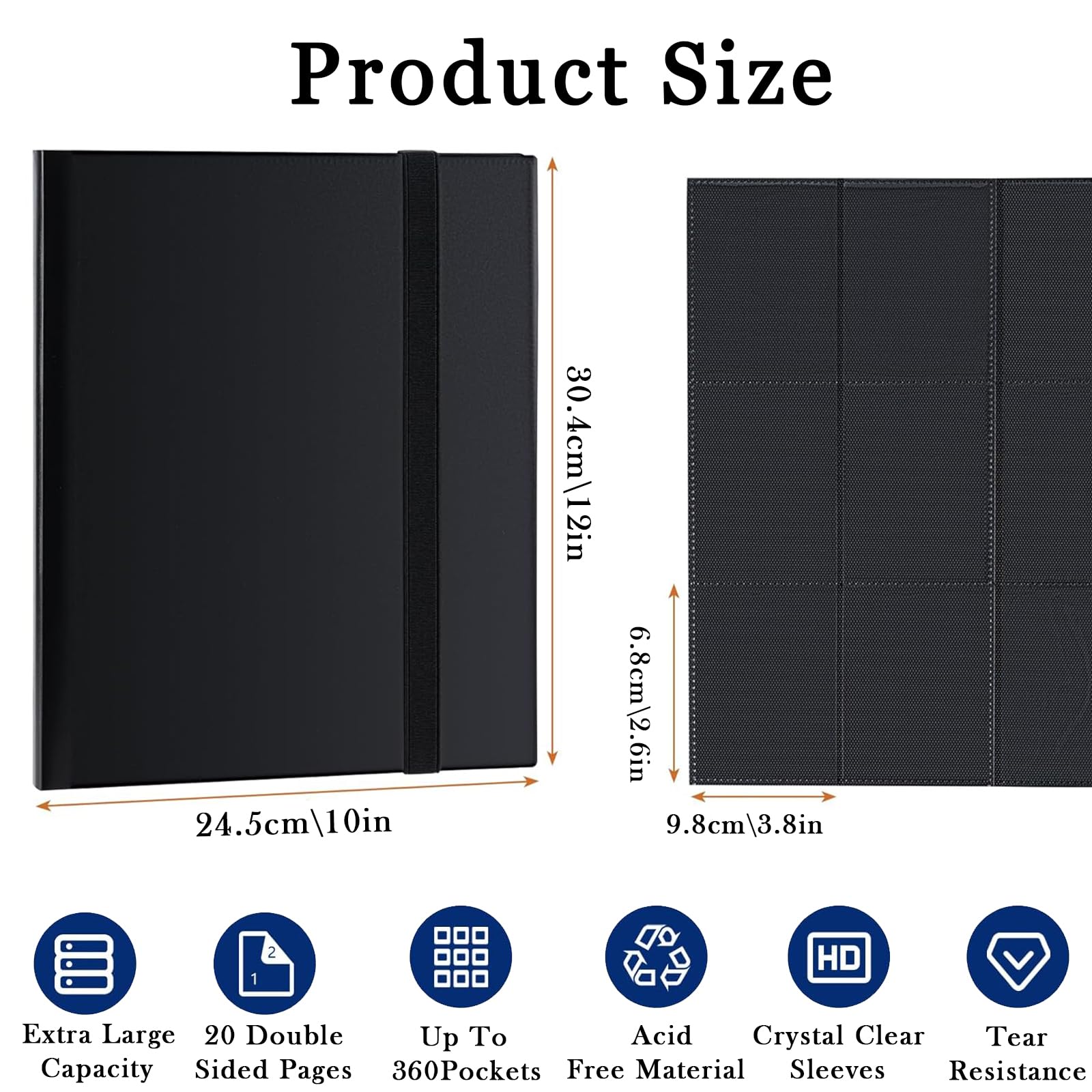 Trading Card Binder, Large 540-Capacity - Image 2