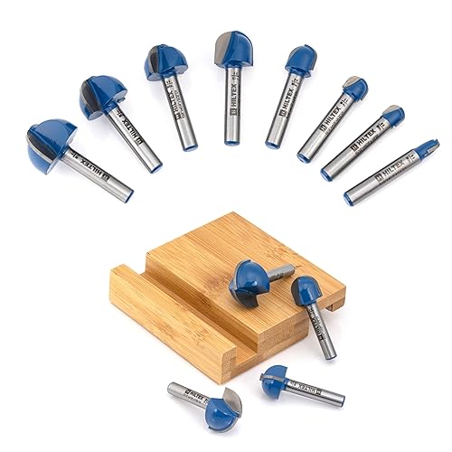 Miniatura 40 de Hiltex 10100 carburo de tungsteno brocas de rebajadora 15 piezas