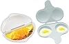 Nordic Ware Easy Breakfast Set - Omelet Pan and 2 Cavity Egg Poacher Microwaveable