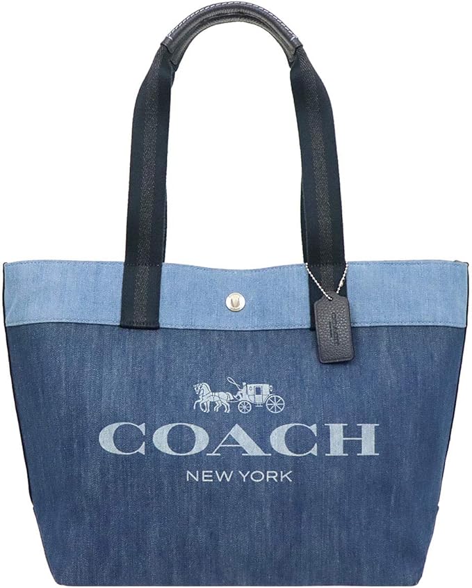 COACH ✨デニム ✨トートバッグ✨型番F91131 大容量　B4サイズ対応 COACH ✨デニム ✨トートバッグ✨型番F91131 大容量 B4サイズ