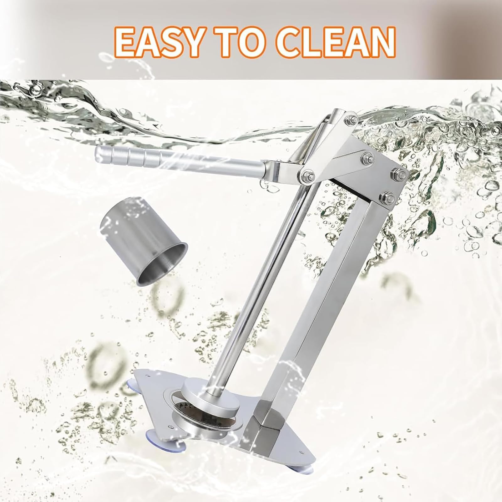 MObyat Spremiagrumi Manuale per Limoni, Robusto, in Acciaio Inox 304, con Ciotola Grande da 74 Mm, Meccanismo A Leva, Elevata Resa di Succo Ed Estrazione Efficiente, Ideale per Il Bar di Casa.