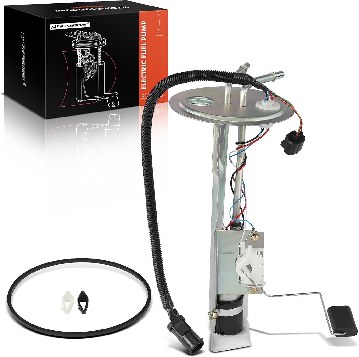 A-Premium Electric Fuel Pump Assembly with Sending Unit Compatible with Lincoln Navigator 1999-2002, V8 5.4L, Gas, RWD, Replace# EP2049H