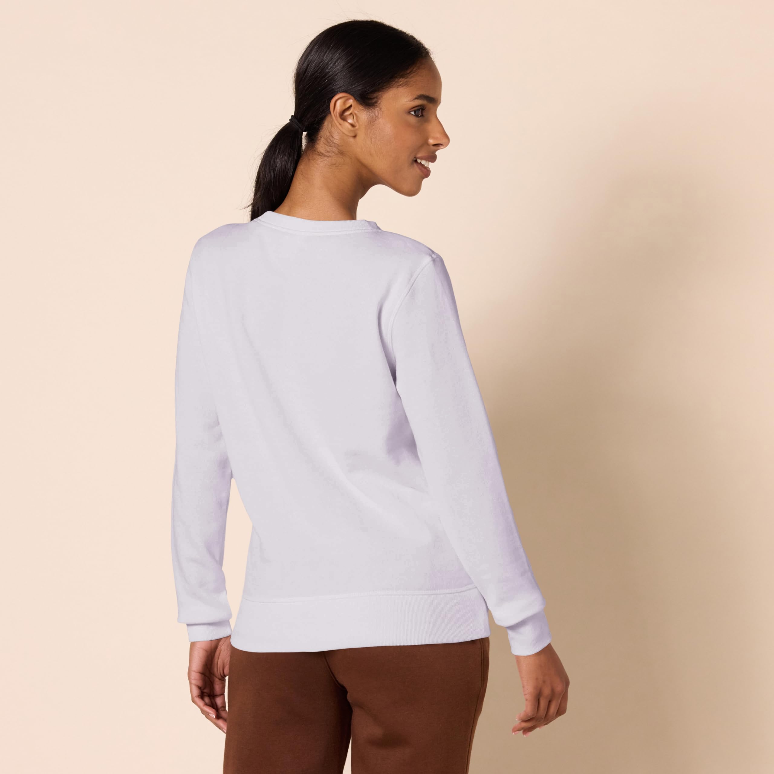 Amazon Essentials Felpa in Pile Girocollo (Disponibile in Taglie Forti) Donna