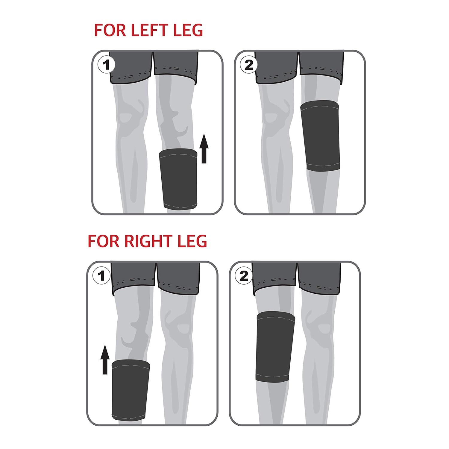 Pro Elastic Knee Joint Support Brace for Pain Relief or Everyday Use, Size Medium