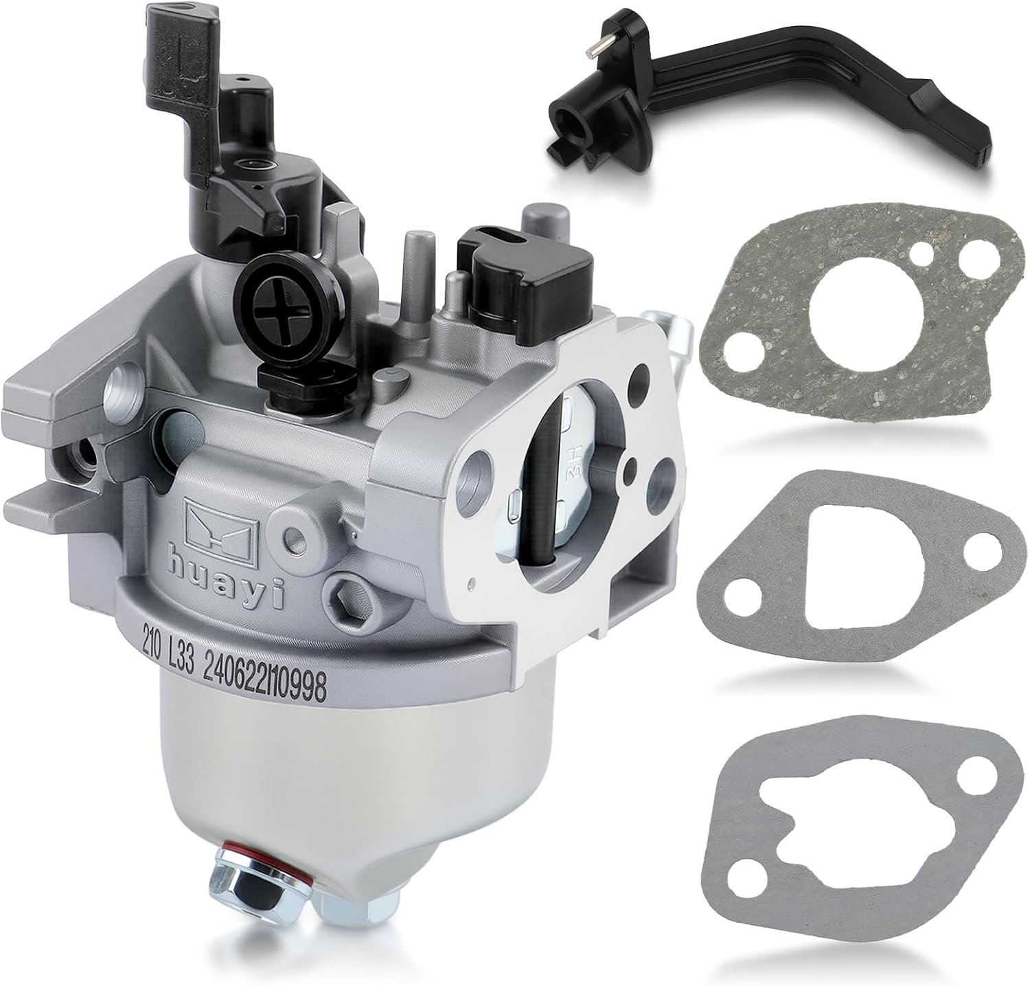 HUAYI Carburetor 420594 Fit for Sears 208CC Craftsman LCT 24 INCH Tiller 917.299010 917.299011 Carb Harbor Freight Predator 69675 69676 69728 69729 Generator
