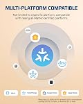 DEWENWILS Matter Smart Plug, Work with Alexa, Apple Home, Google, SmartThings, Outlet with Schedule and Timer, FFS Easy Setup, 100% Privacy 15A/1800W, APP Voice Control, 2.4G Wi-Fi Only, 2 Pack White