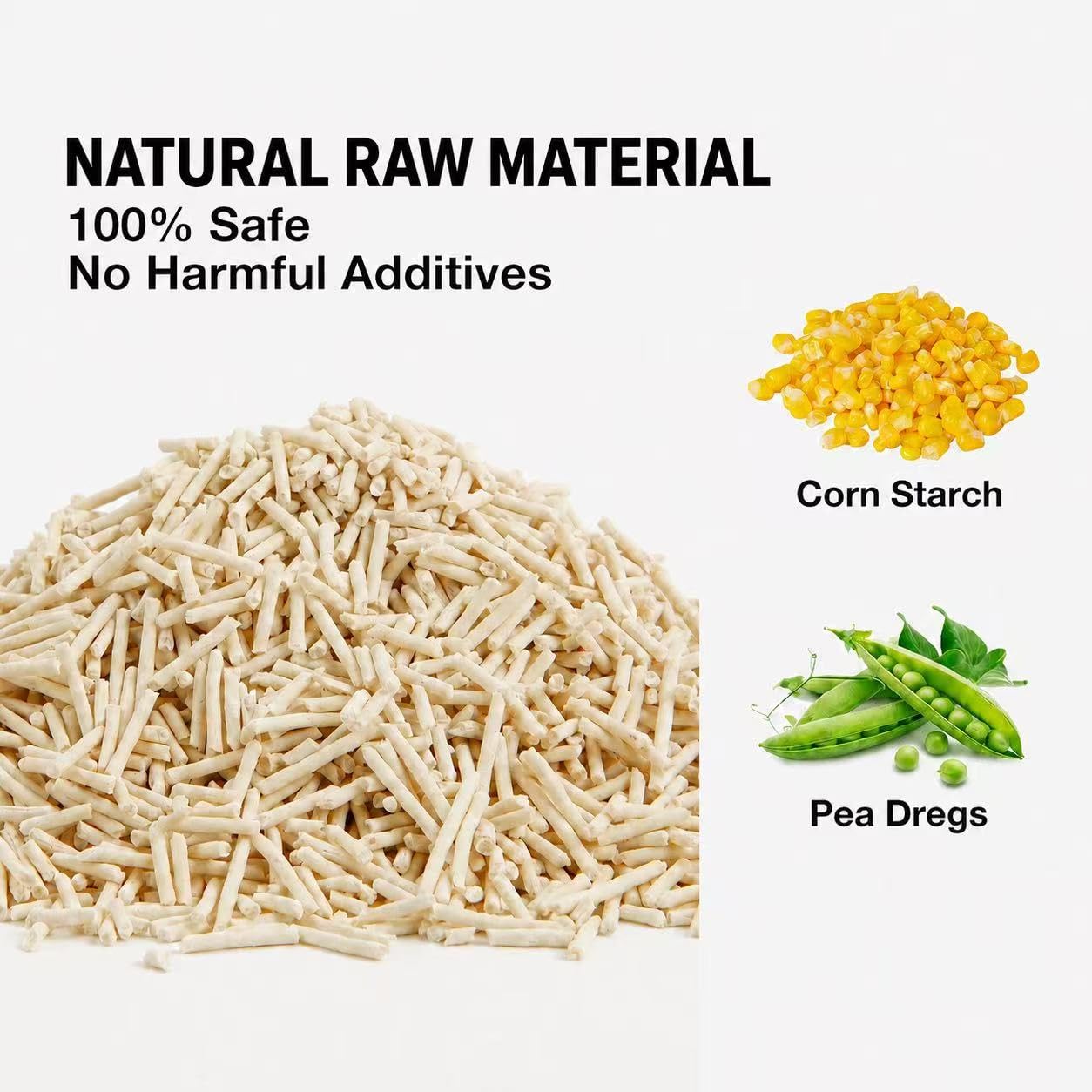 Bulk Tofu lettiera per gatti, veloce agglomerazione bassa, 15,2 kg, 6 | Multi-Cat, 99% senza polvere, controllo naturale degli odori, sacchetto sottovuoto sigillato, fornitura di lunga durata