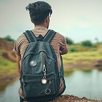 Vista 2 de Lancardo Clip On Quartz Watch for Men and Women Glow in The Dark Backpack Buckle Belt Fob Watch for Doctors Nurses Chefs Hiking or Climbing