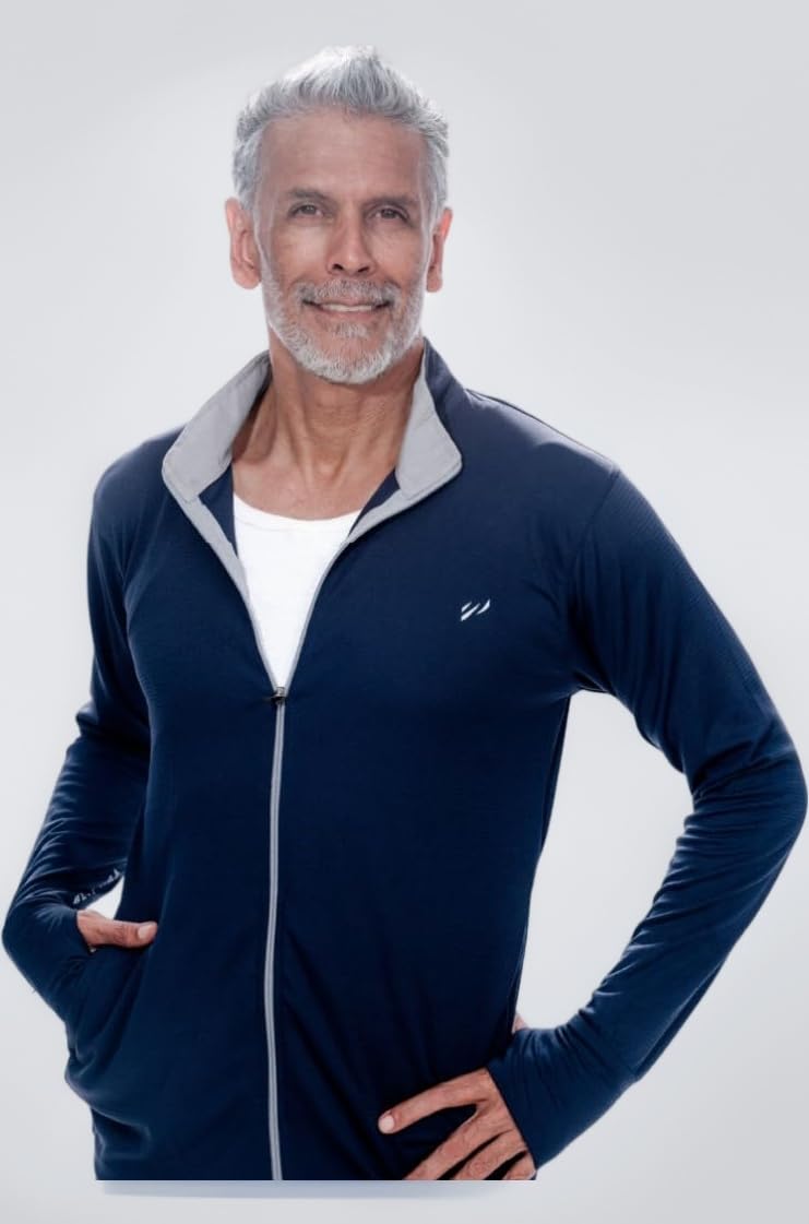 Sunscreen Jacket with UV Protection UPF 50+ Jacket with Breathability & Coolrush Technology Lightweight Jackets for Men