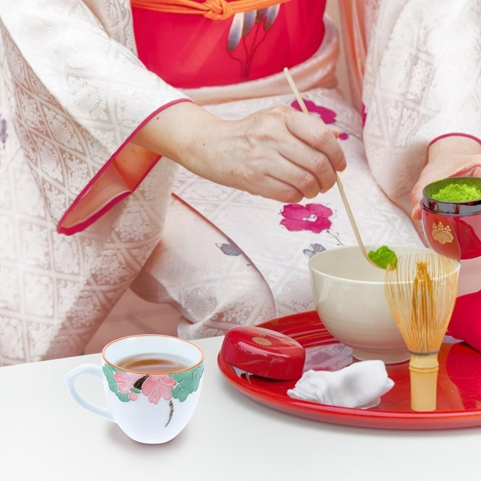 Dekorative Teetasse 6 Stück aus Keramik für Teegespräche