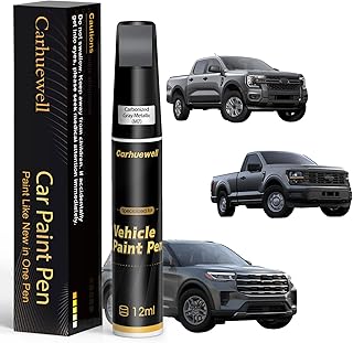 Carbonized Gray Metallic(M7) Touch Up Paint for Ford, Car Paint Pen Scratch Repair Two-In-One Touch Up Paint, Exact Color Match for Ford Automotive Scratch Remover for Deep Scratches