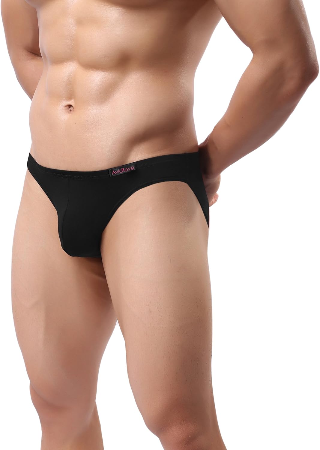 Avidlove Mens Bikini Underwear Low Rise Briefs Microfiber Underpants 4 Pack - Image 5