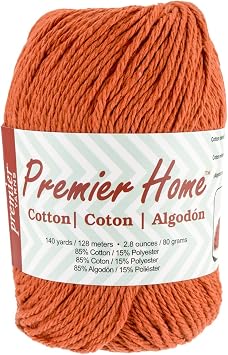 Premier Yarns Home Cotton Yarn - Solid, Orange