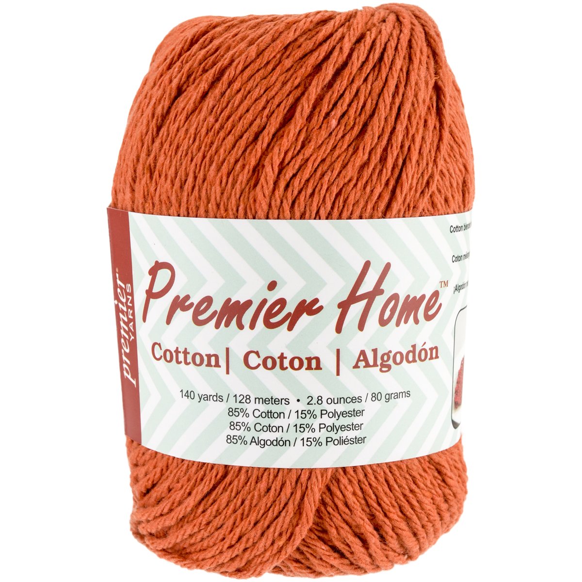Premier Yarns Home Cotton Yarn - Solid, Orange
