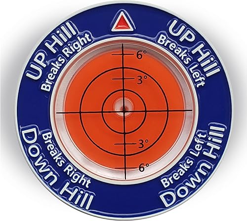 Miniatura 11 de Golf Green Reader - Marcador de pelota de golf con accesorios de golf de nivel para poner golf, ayuda de lectura verde, herramienta de entrenamiento