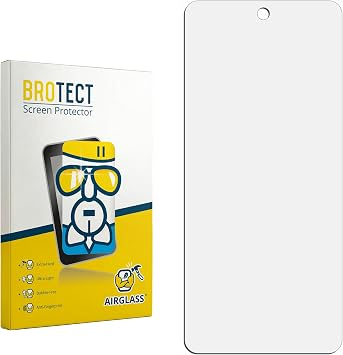 BROTECT Glass Screen Protector Film Compatible with Tecno Spark 20 - Glass-Foil 9H Protection [Scratch Resistant, High Clarity]