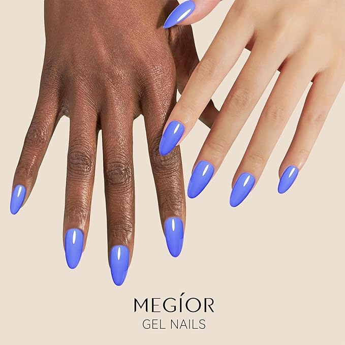 Esmalte en Gel MEGIOR Ultra Marine 15ML Azul Púrpura UV LED miniatura 5