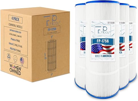 C2030 Pool Filter Cartridges 4-Pack NSF/ANSI 50, 4 oz Media, Replacement for Hayward SwimClear C2030, CX481XRE, PA56L, Unicel C-7456, Guardian 717-145, PLPA56L 240 sq.ft | FP-1756